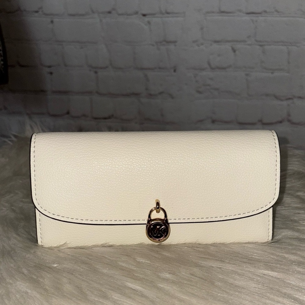 Michael Kors AVRIL Lge TZ Satchel/HAMILTON Lge Continental Wallet 2pc Set - Picture 9 of 11